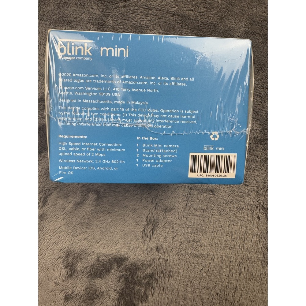 Blink Mini Indoor Security Camera 2 Pack + Sync Module 2 Alexa Two-Way Audio New - Picture 7 of 13